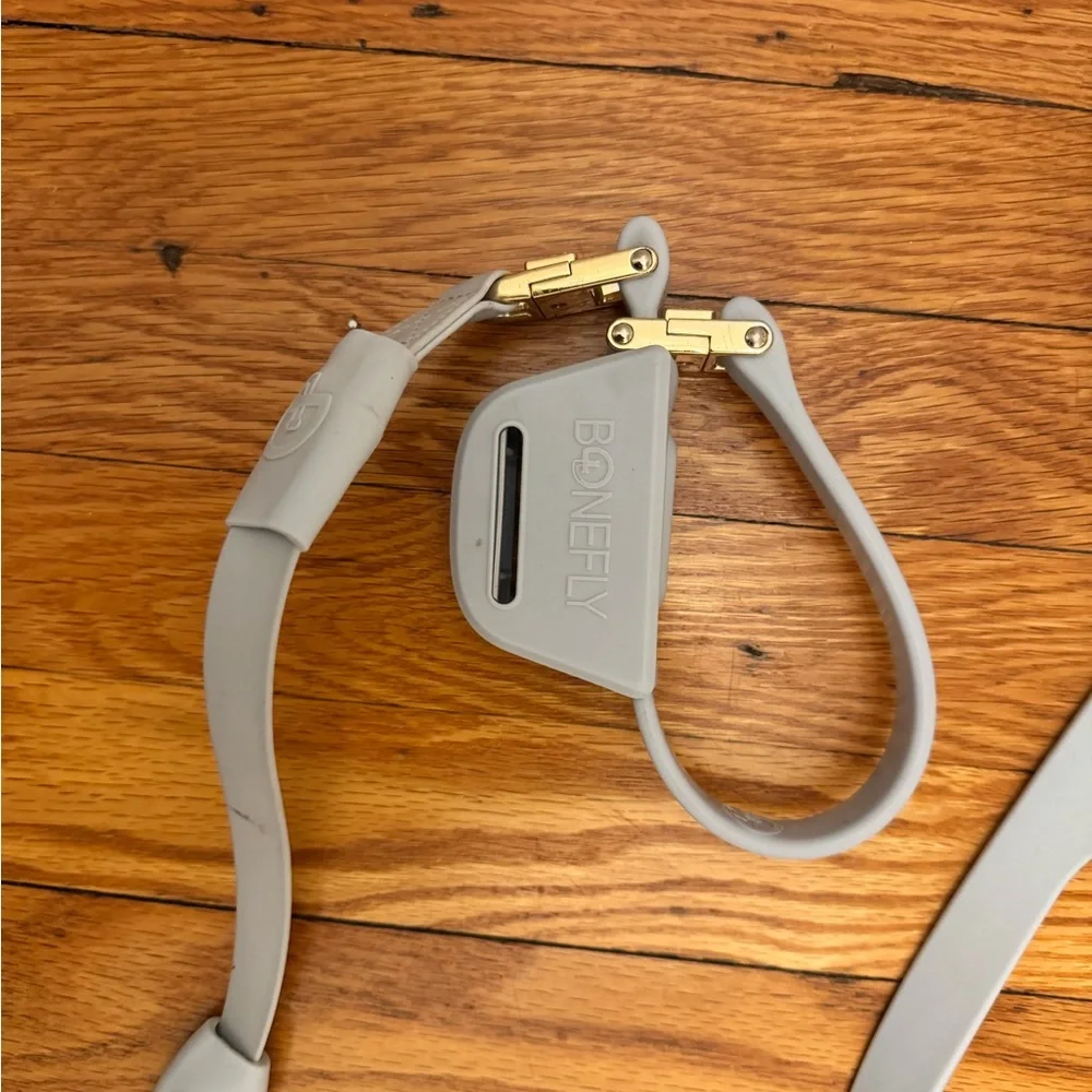 Bone fly light blue leash and harness - Picture 4 of 5